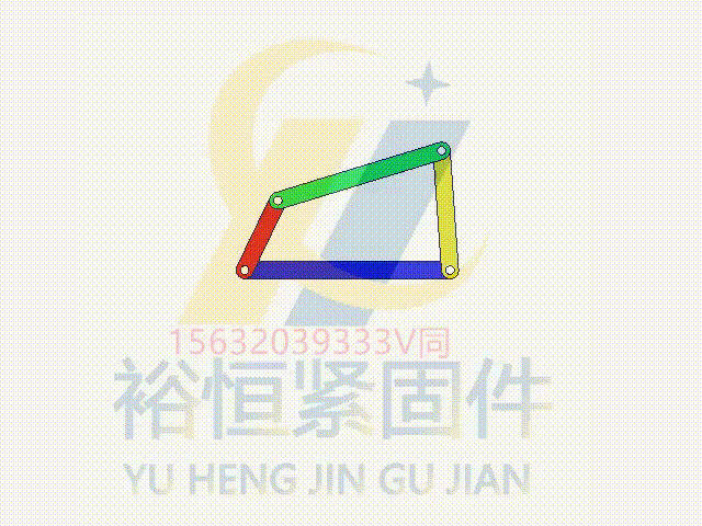 圖005 搖桿主動 順時針轉(zhuǎn)動的死點位置.gif